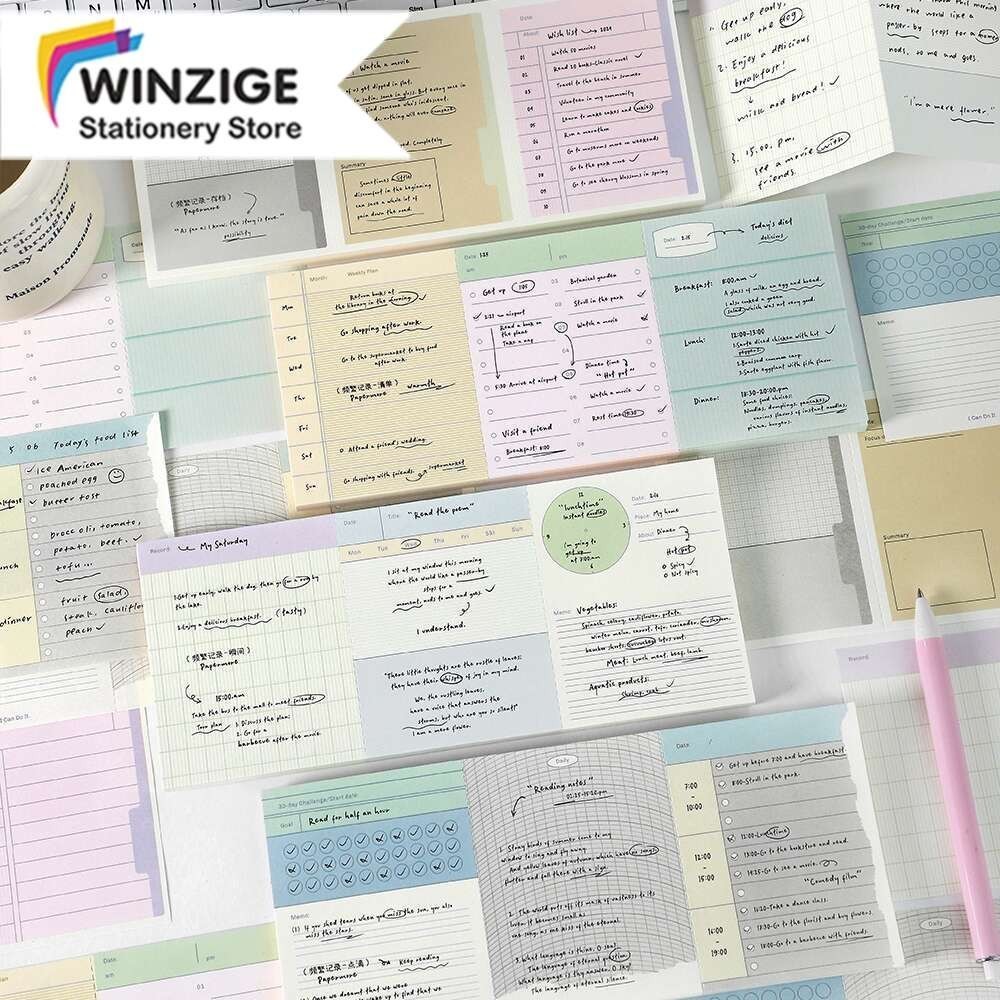 

SURABAYA Winzige Notepad Memo 240 Lembar To Do List Daily Weekly Plan Memo Pad Note Pad Kertas Memo Catatan Sekolah Alat Tulis Stationery