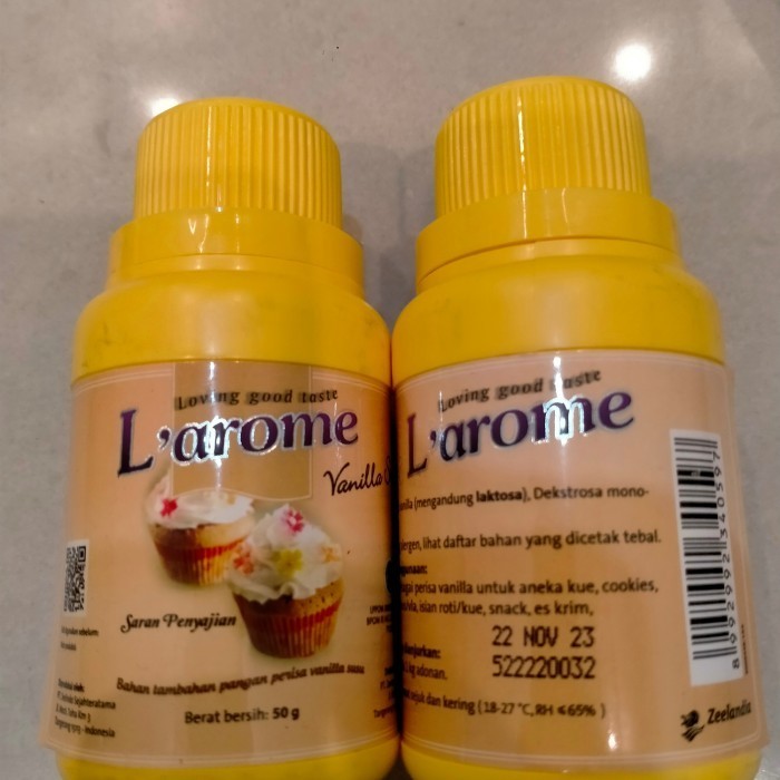 

HEMAT! larome vanilla susu 50gr/larome vanilla milk 50g