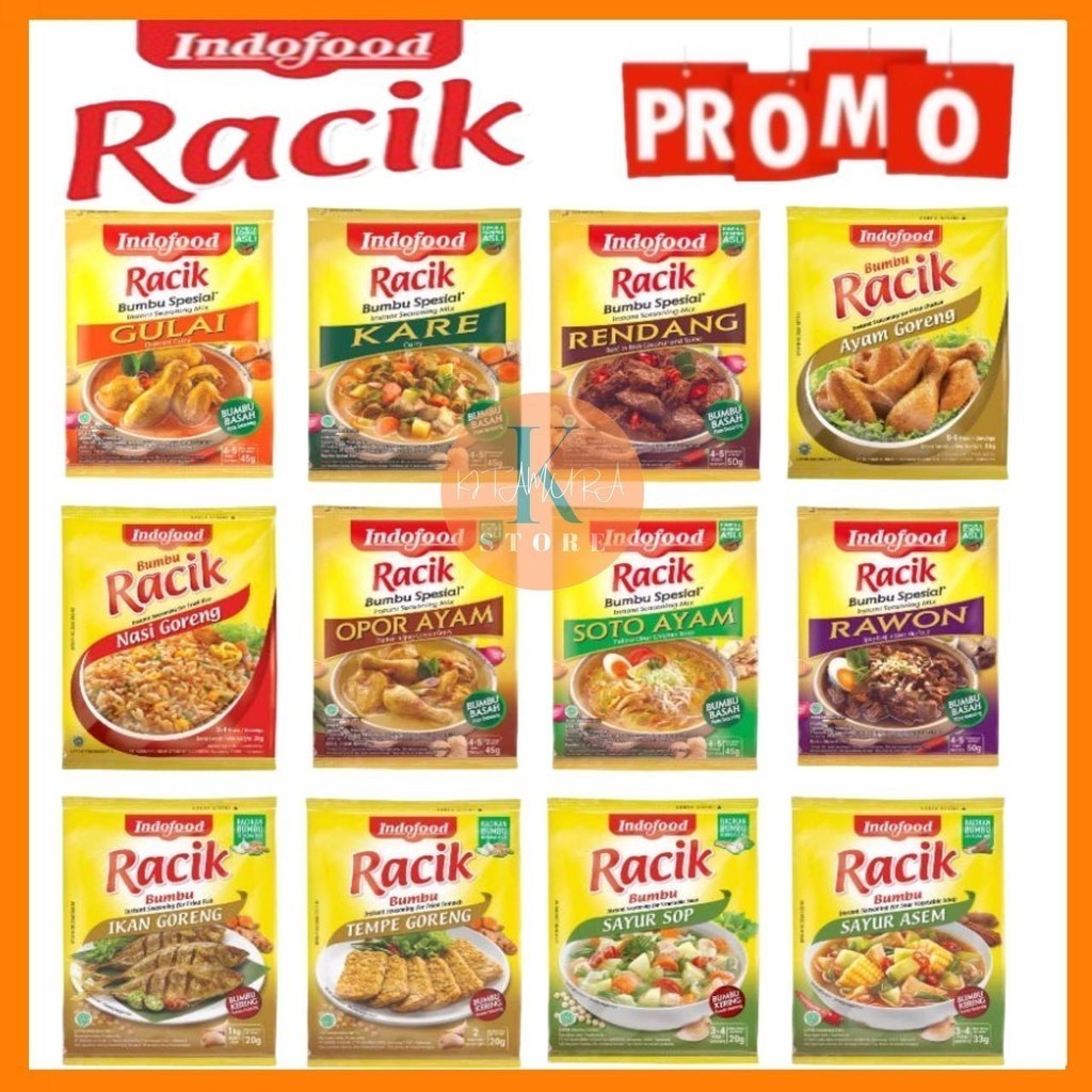 

Racik Bumbu Indofood Renceng Isi 10 Pcs All Varian