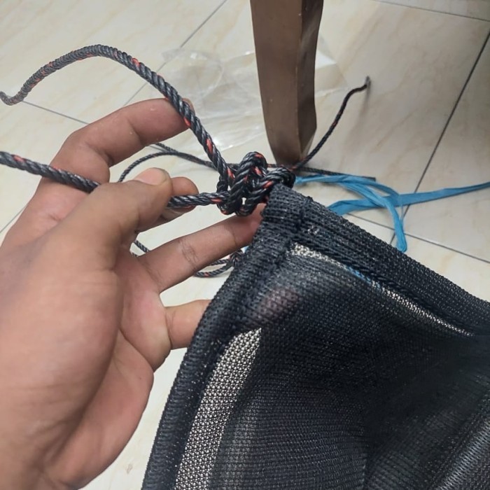 ShandingNet/paranet nylon 90% sudah jahitan +Tali