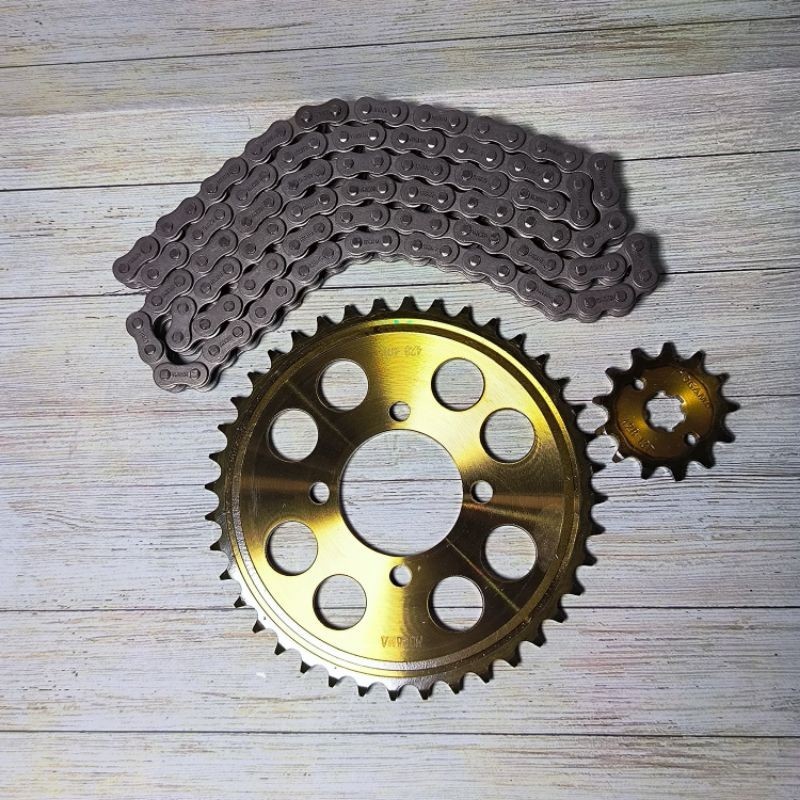 GEAR GIR SET GEAR GIR PAKET SMASH NEW SMASH TITAN SMASH 110 SHOGUN 125 SIZE 13T-40T-428H 110L - razz