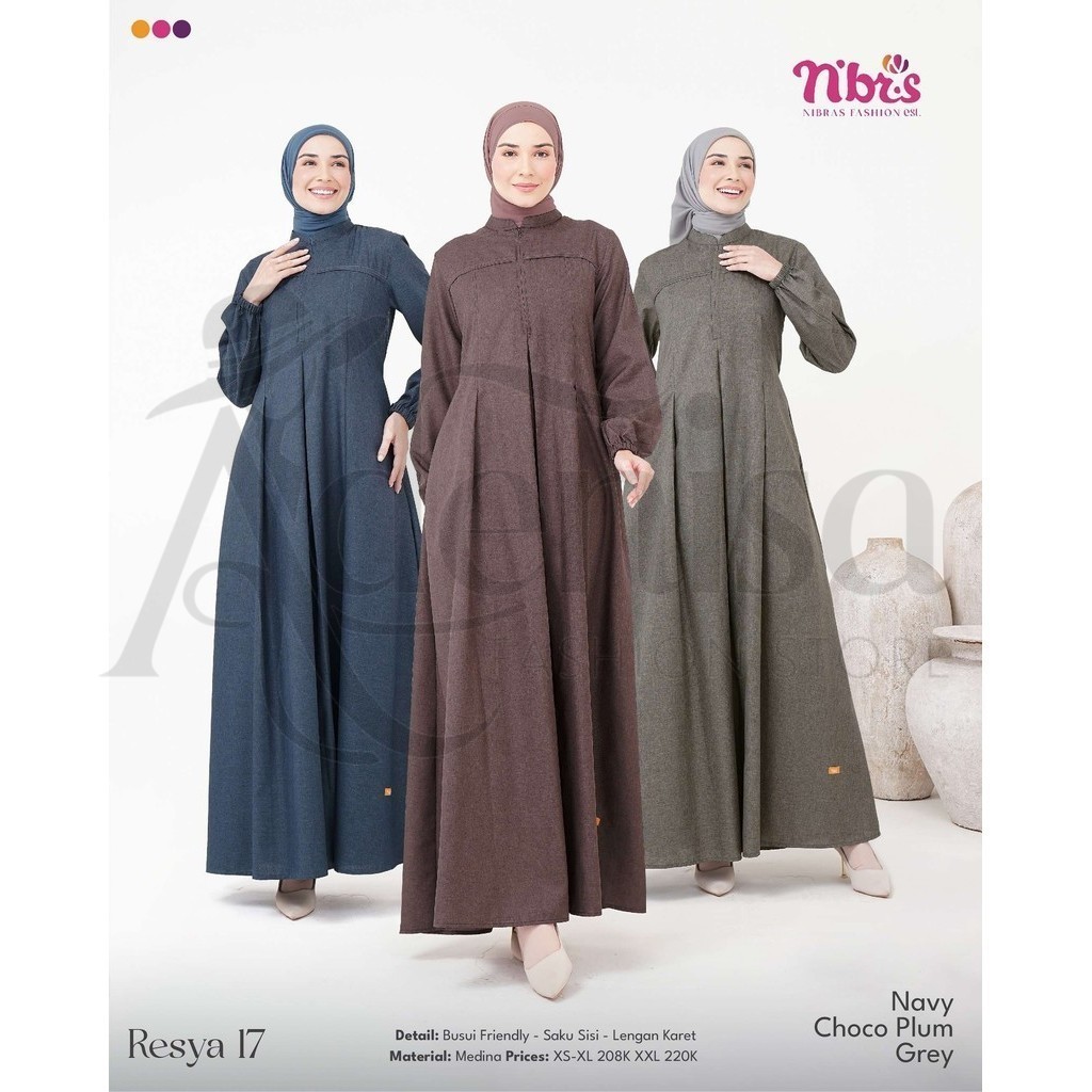 AFS | Gamis Wanita Dewasa Terbaru Resya 17 by NIbras
