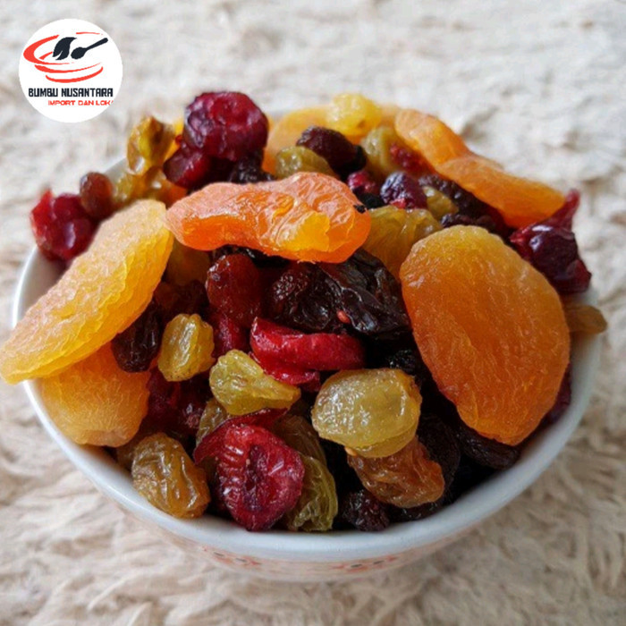 

JG Mixed dry fruit 1 kilogram / Buah kering campur 4 macam