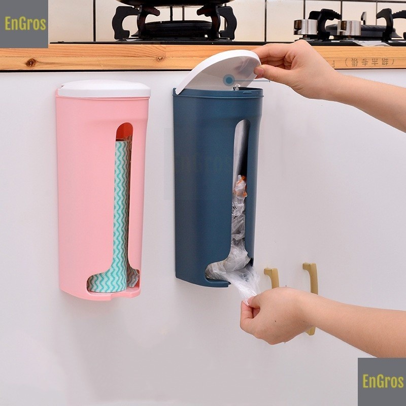 DKS BESAR 27CM Dispenser Kantong Sampah JUMBO Dispenser Tempat Kantong Plastik Besar Bulat Panjang /