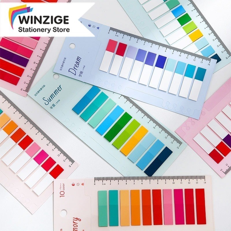

Surabaya Winzige Index Mark Penanda Pembatas Lucu Sticky Notes Transparan 200 Lember Sticky Tab Morandi Sticky Notes Aesthetic Alat Tulis Stationery Sticky Memo Untuk Kantor Sekolah