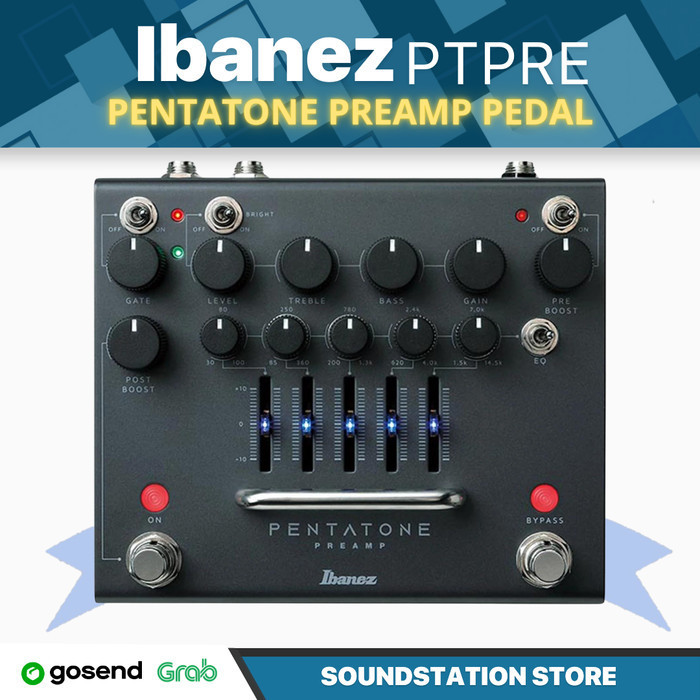 Ibanez PTPRE Pentatone Preamp Pedal Guitar Effect - Efek Gitar