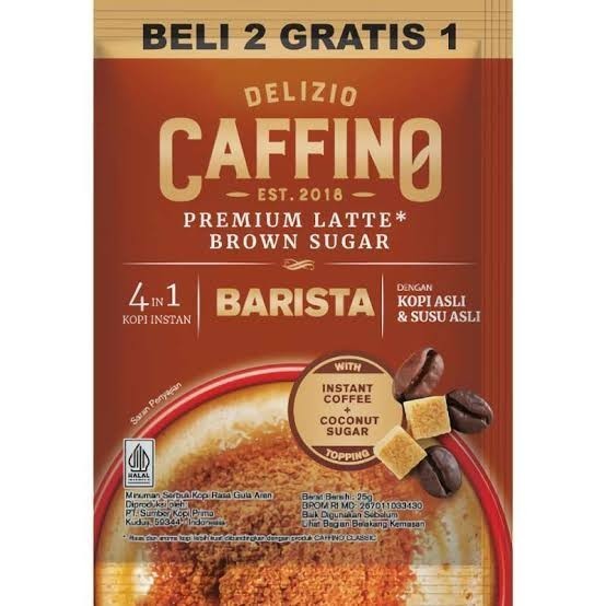 

Caffinino premium latte brown sugar