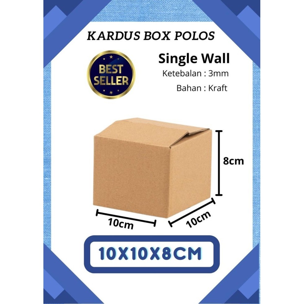 

Kardus Karton Box uk 10x10x8 cm