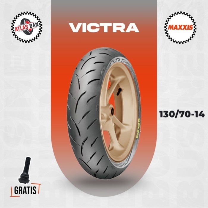 Ban Tubles Motor Matic MAXXIS VICTRA 130/70 Ring 14