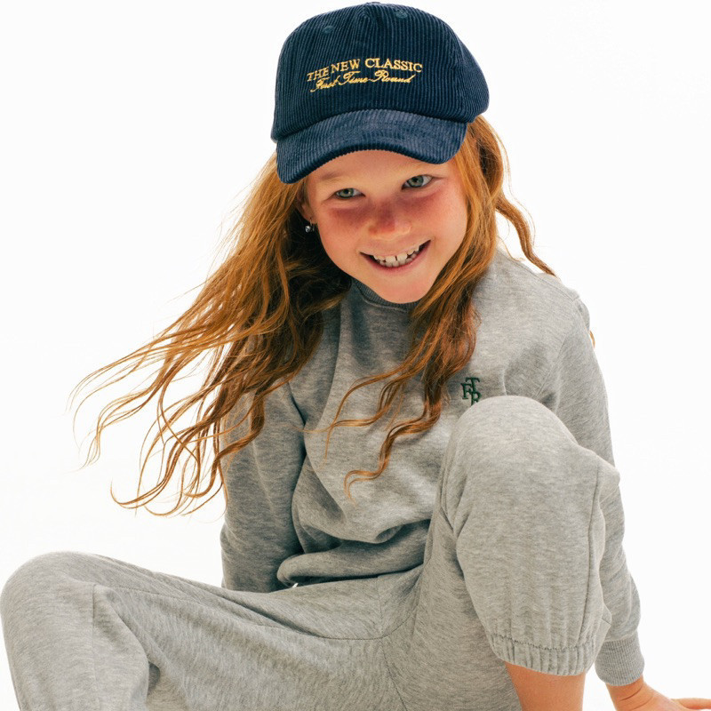 First Time Round Petite (Kids) - Corduroy Cap - Oxford