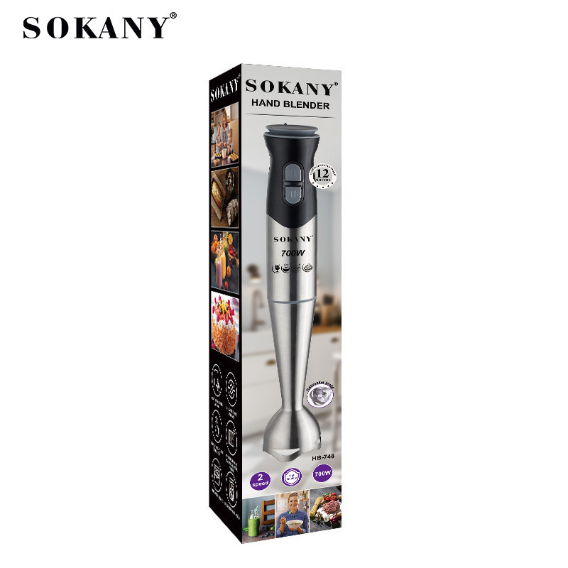 

Powerful Immersion Blender, Electric Hand Blender 700 Watt Turbo Mode, Handheld Kitchen Gadget Blender Stick for Puree,Baby Food
