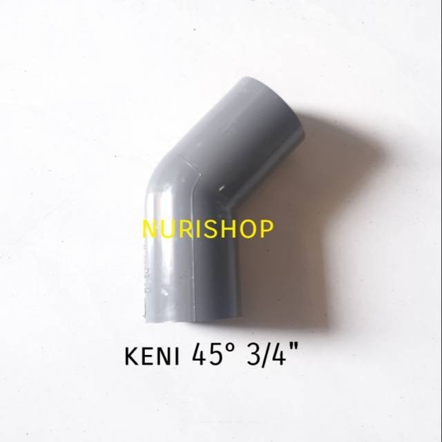 Elbow 45 derajat 3/4" / knee / keni / knie / kenie pvc AW 45 x 3/4"/ Elbow 3/4