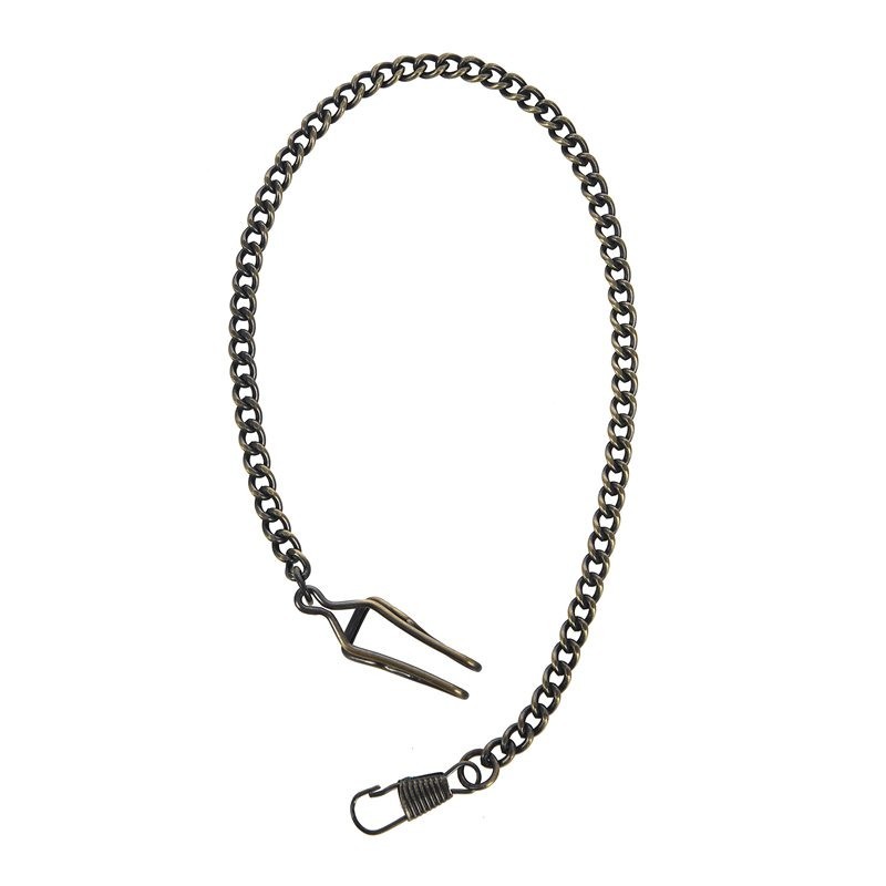 Retro Antique Vintage Pocket Watch Chain Silver