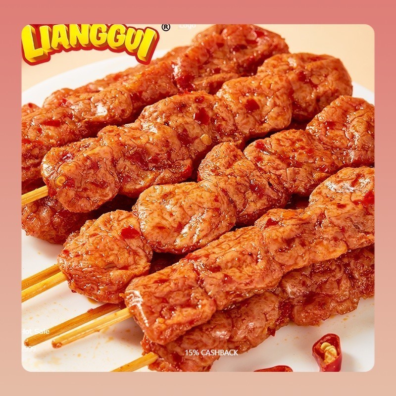 

[Makanan viral halal]LIANGGUI CEMILAN VIRAL Snack Keripik YANG LAGI VIRALLATIAO SATAY Pedas SPICY FLAVOR BBQ FLAVOR