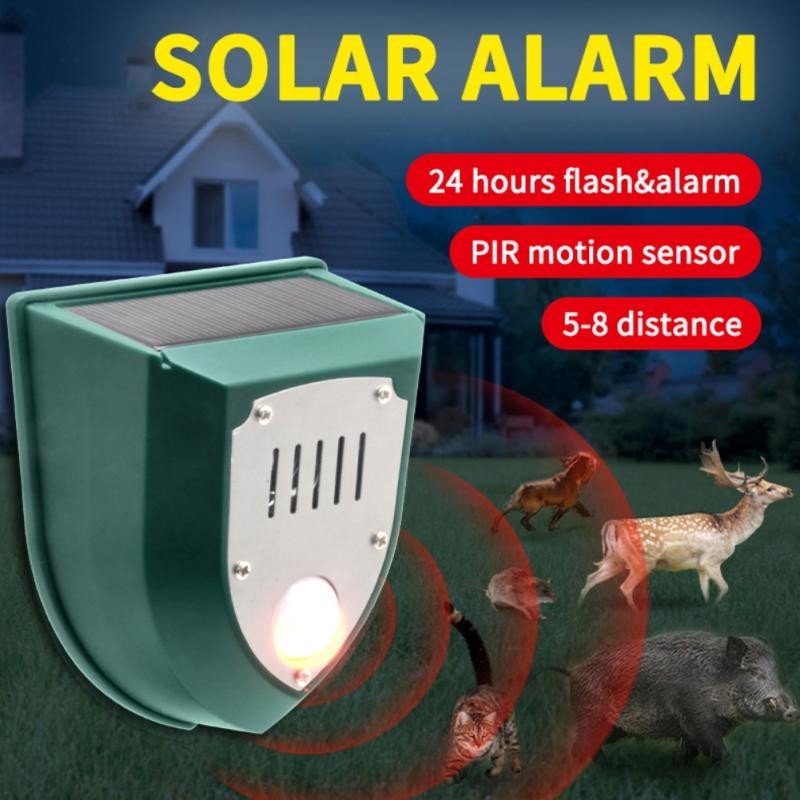 Siren Ip 55 Waterproof Solar Alarm Safety Security Alarm System Environmental Friendly Energy Saving
