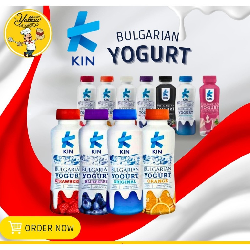 

Kin Bulgarian Yogurt / Minuman Yoghurt 200ml