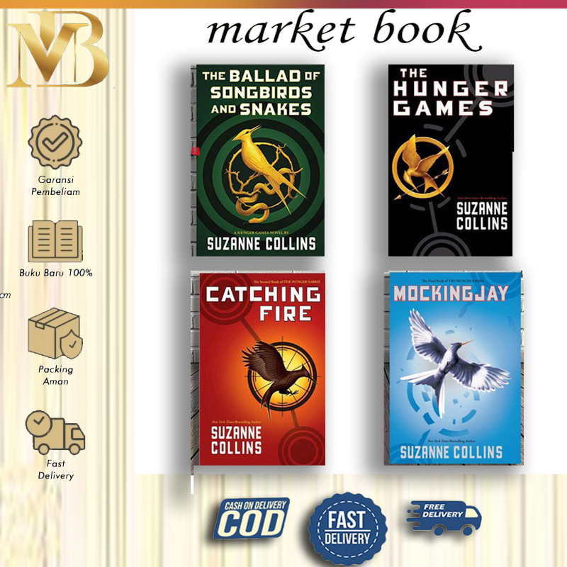 The Hunger Games - A novel By Suzanne Collins (4 Book set)