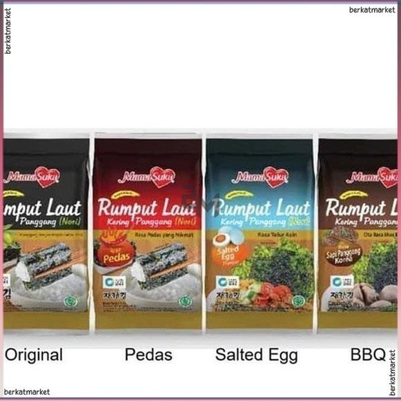 

Mamasuka Rumput Laut Nori Seaweed isi 2s All Varian