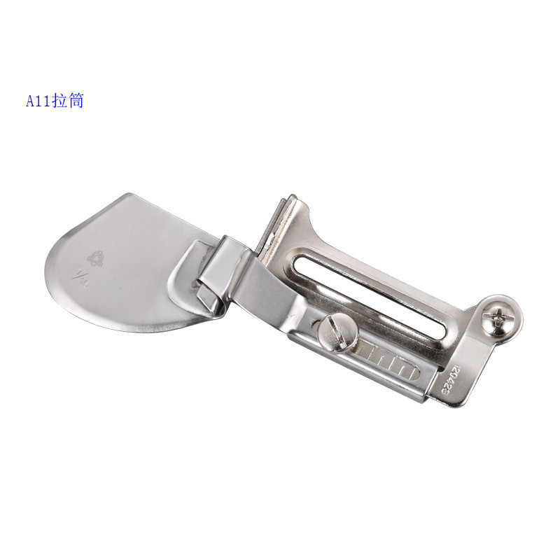 

overlock folder TAPE SIZE 1/8-2" A11 hemmer Right Angle Bias Binder for lockstitch machine Binding of curve edge