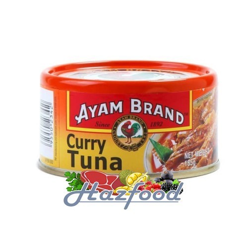 

Ikan Tuna Kaleng Kari Ayam Brand 160 Gram