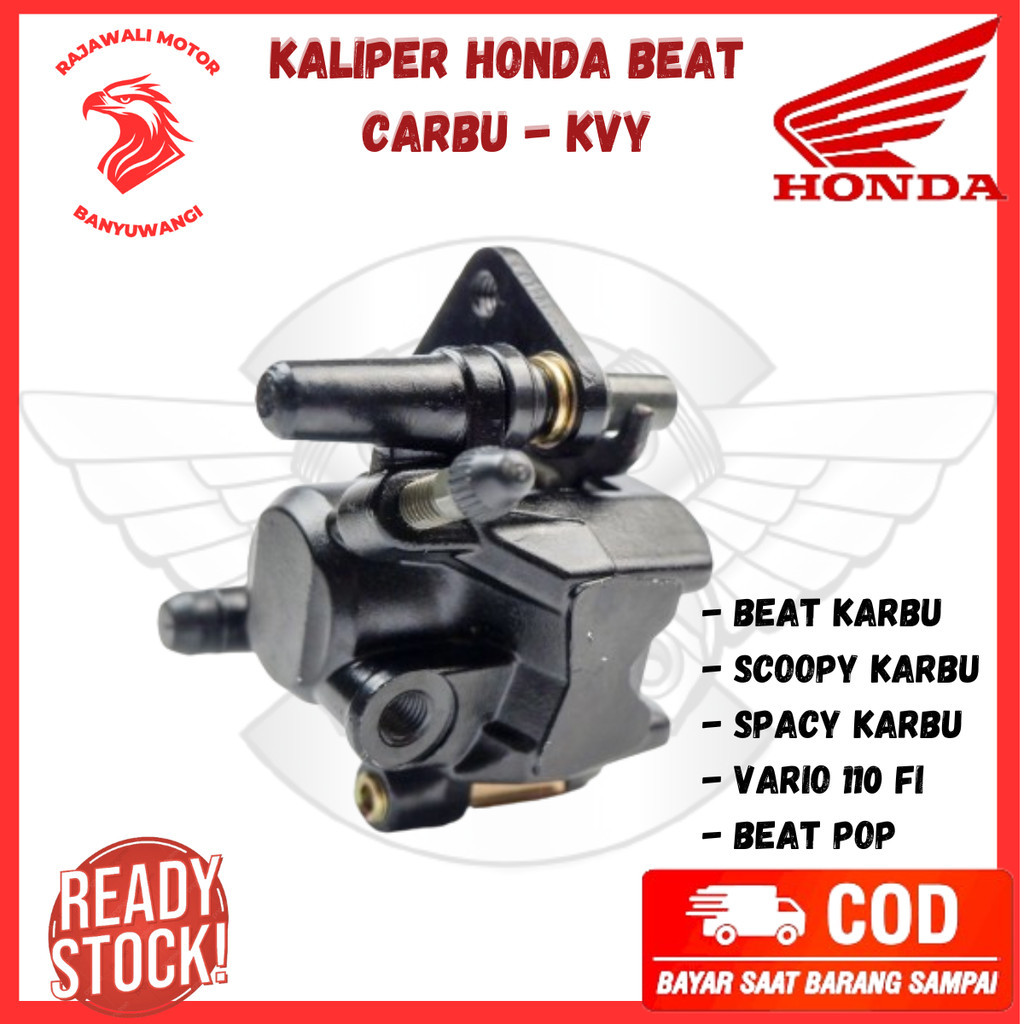 kaliper beat carbu - Kaliper Pala Babi Rem Cakram Depan Assy Komplit Honda Beat Karbu - Scoopy