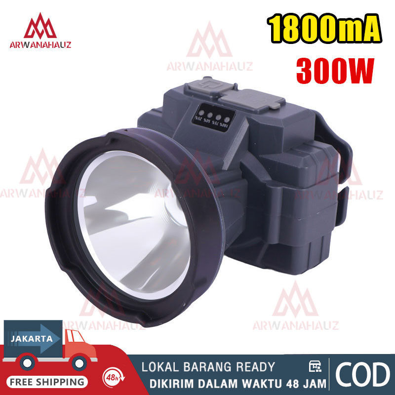 Nyelam Menyelam tahan air hingga 200-500 mete Push On Elite Pro/Led Senter Kepala Super Terang/Sente