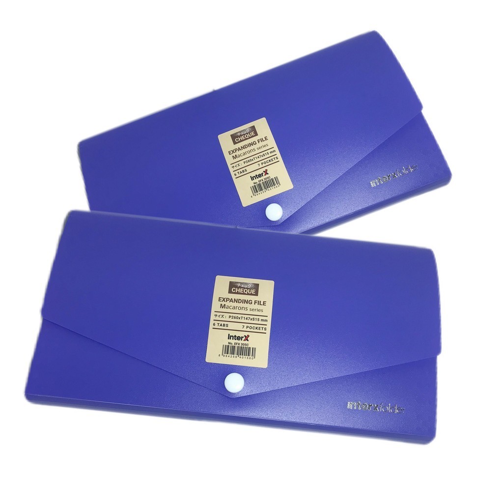 

INTERX - Expanding File Cheque 7 Pocket Warna Random - Pcs