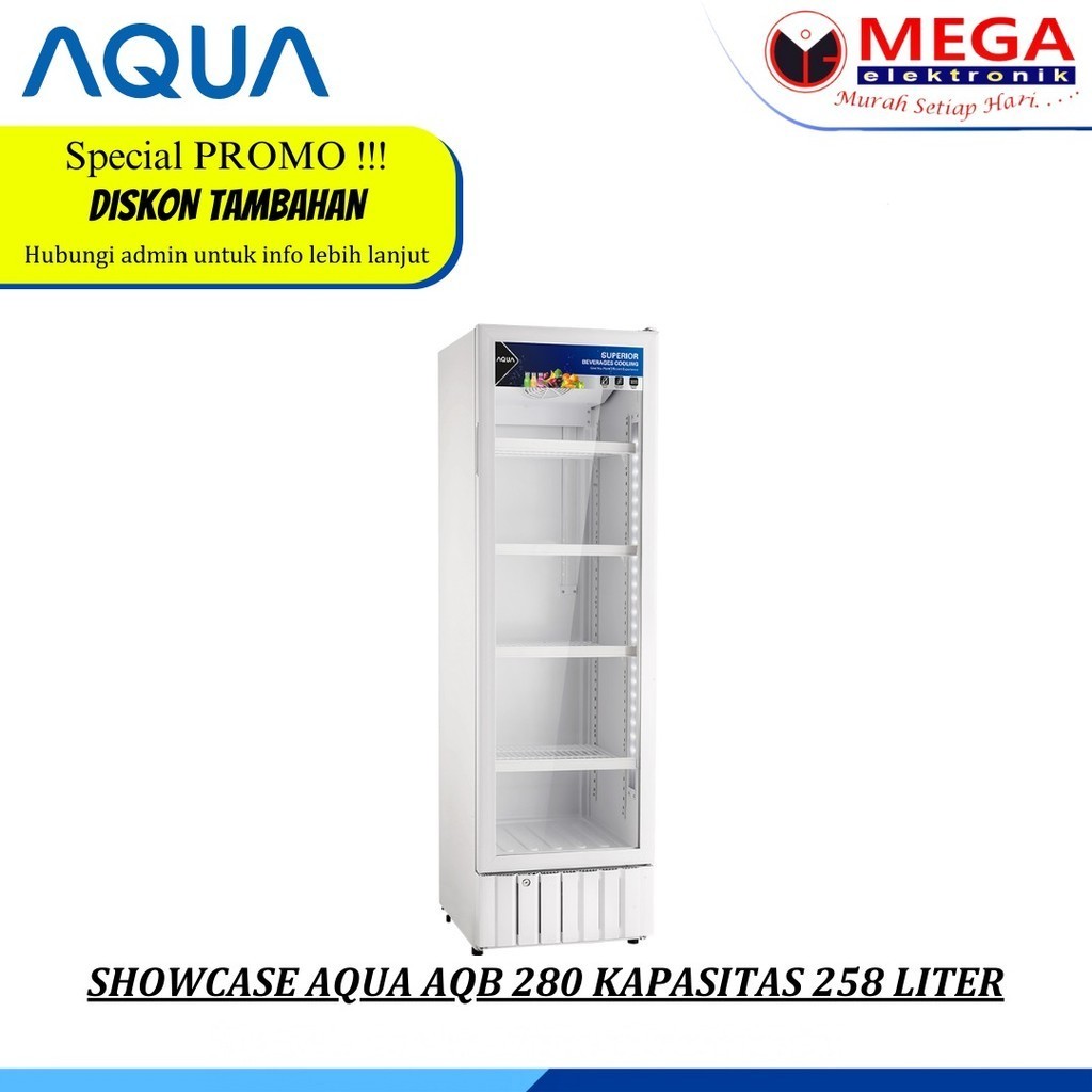 SHOWCASE AQUA AQB 280 KAPASITAS 258 LITER