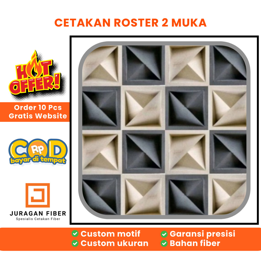 CETAKAN ROSTER PIRAMIDA JURAGAN FIBER CETAKAN FIBER