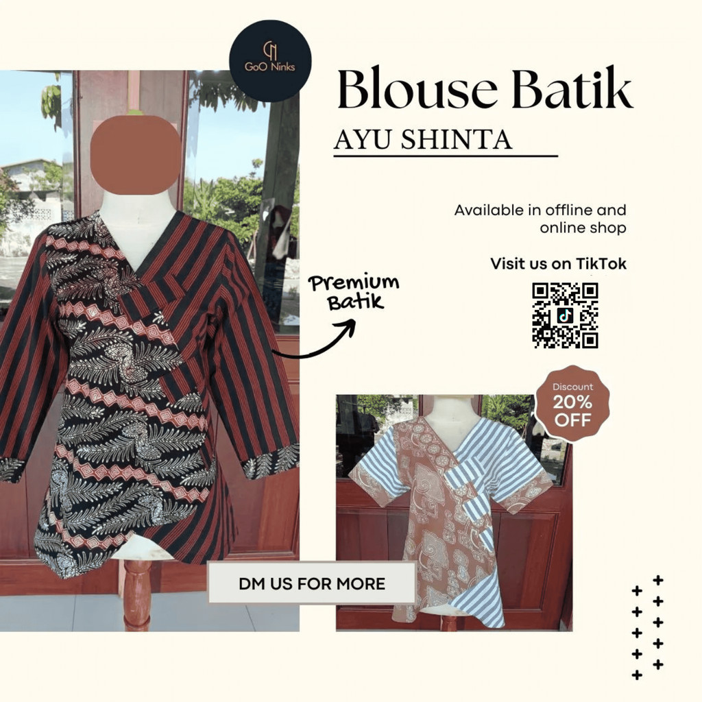 Blouse Batik Ayu Shinta - Gooninks Batik
