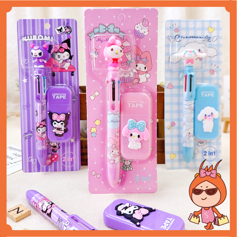 

Reseller Welcome - S6341 Set Pulpen 6 Warna dan Korektor / Set Pena dan Korektor 2 in 1 / Set Alat Tulis 2 in 1