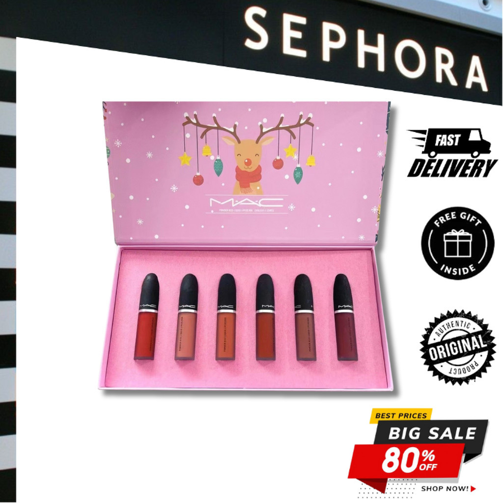 MAC Lipstick/MAC Lipstick Set Limited Gift Box/MAC Lipstik·Matte Lipgloss·Liquid Lip Matte·Liquid Li