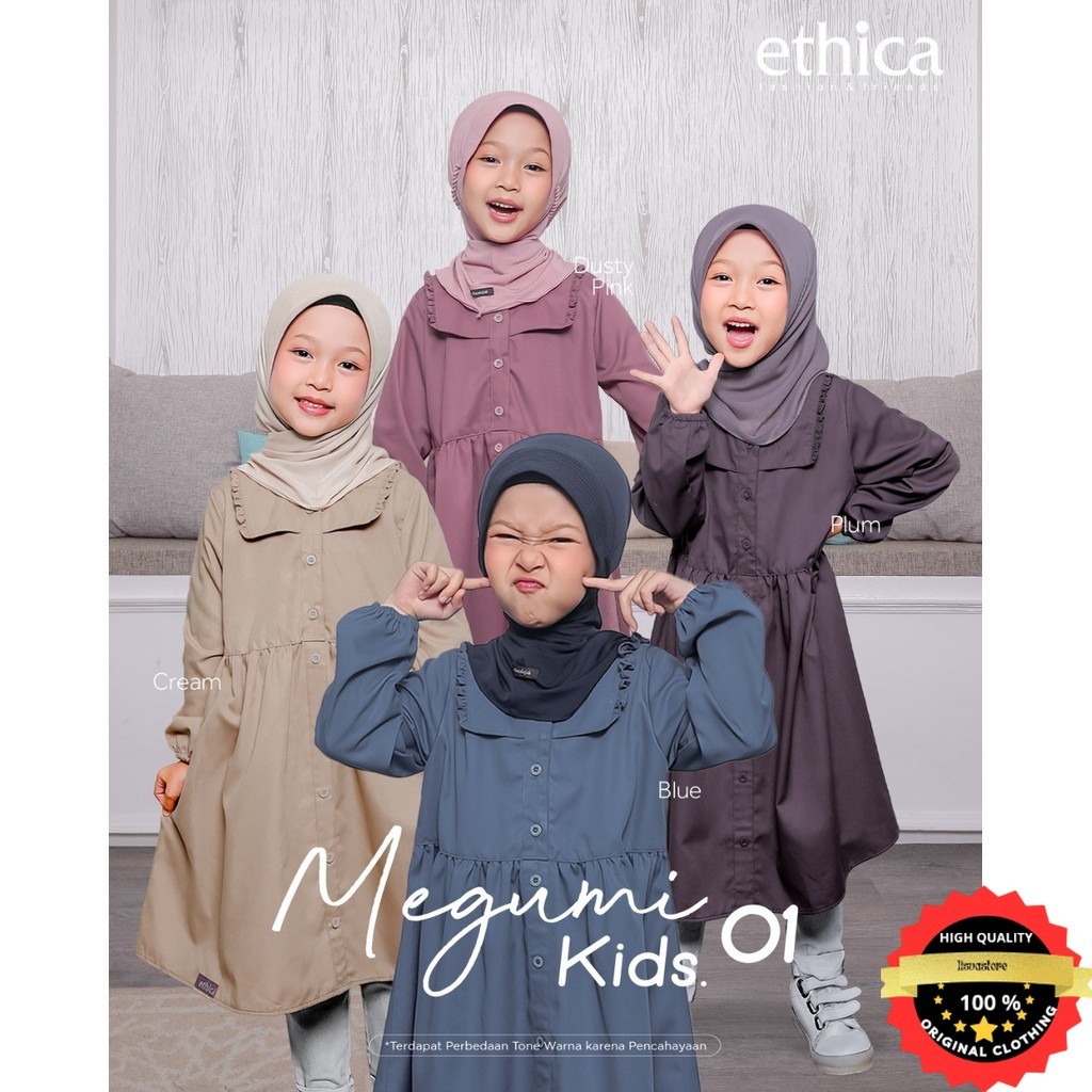 Ethica Tunik Anak Perempuan Premium Terbaru Megumi Kids 01