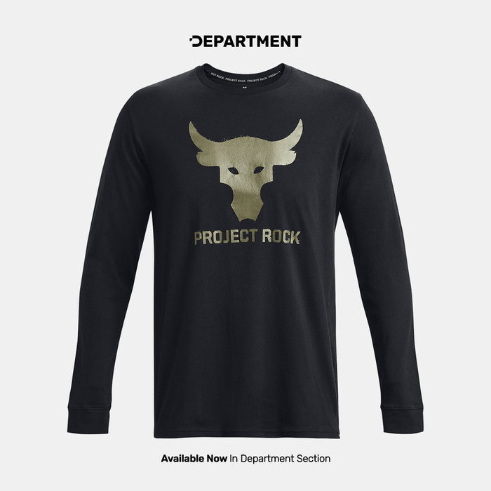 UNDER ARMOUR UA PJT ROCK BRAHMA BULL LS 1374847002 Kaos Lengan Panjang Pria ORIGINAL