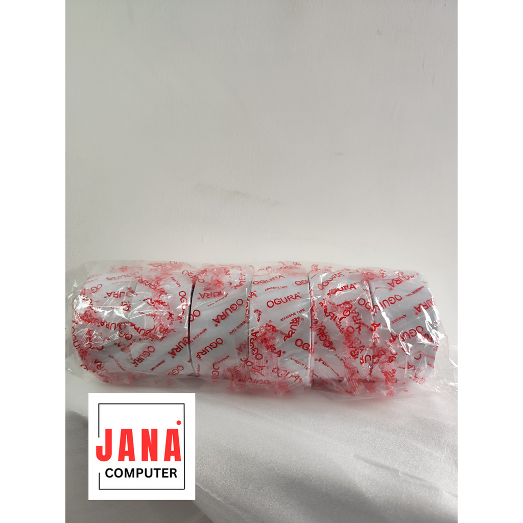 

SOLASI DOUBLE TAPE OGURA 2 INCH 12 YARD (48MM x 10M) - DOUBLE TAPE DENGAN DAYA TAHAN BERKUALITAS TINGGI