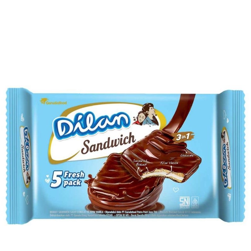 

Dilan Sandwich Biskuit Coklat Vanilla 80 gr