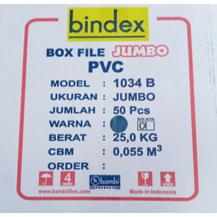 

Box File / Jumbo BINDEX 1034B Warna Biru RB9