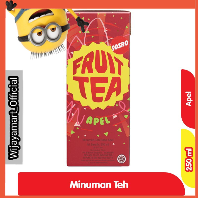 

Fruit Tea Minuman Teh Rasa Apel 250 ml