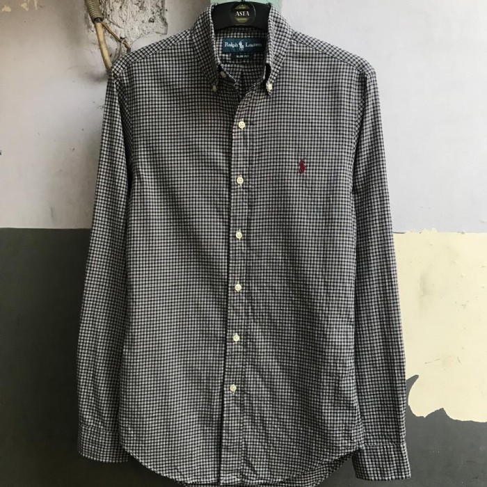 Kemeja Ralph Lauren pria size XS slimfit preloved l.32
