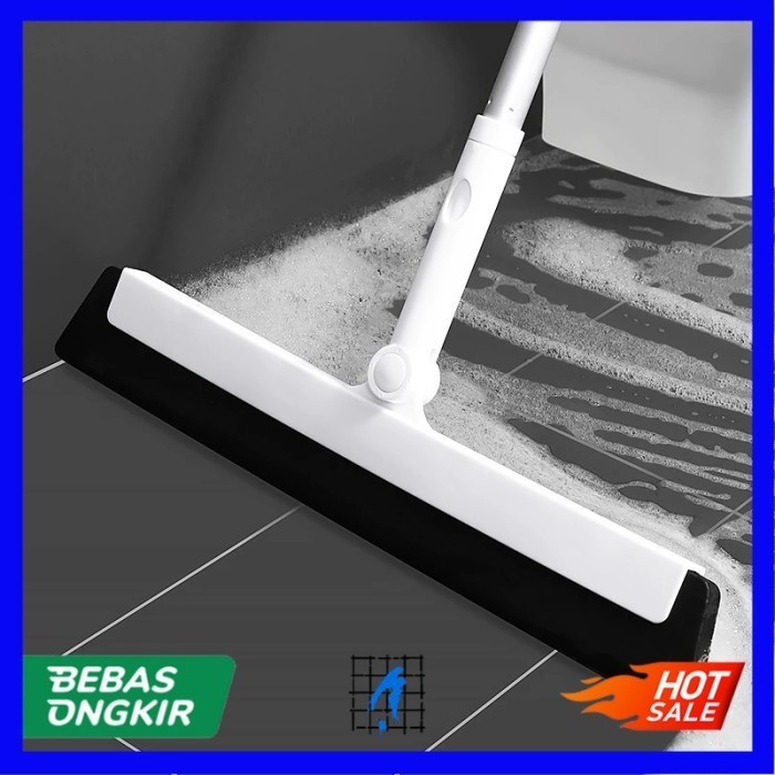 Sapu Karet Rubber Broom Floor Collapsible Sweeper