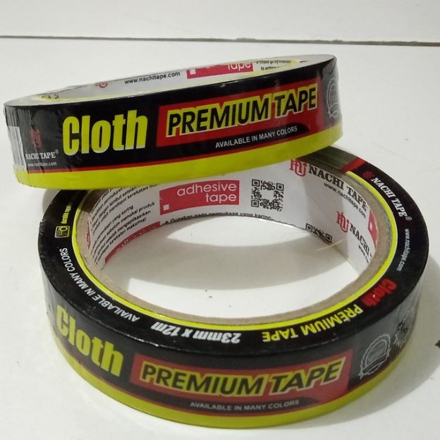 

Lakban Kain Hitam Nachi 1 inch 24mm Cloth Tape HITAM
