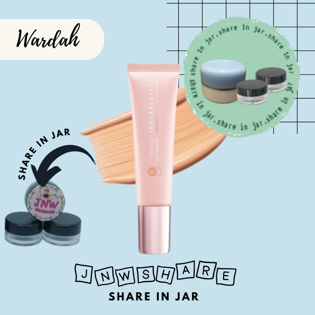 [SHARE IN JAR] Wardah Instaperfect Skinfocus Cover FOUNDATION I Make up Wajah