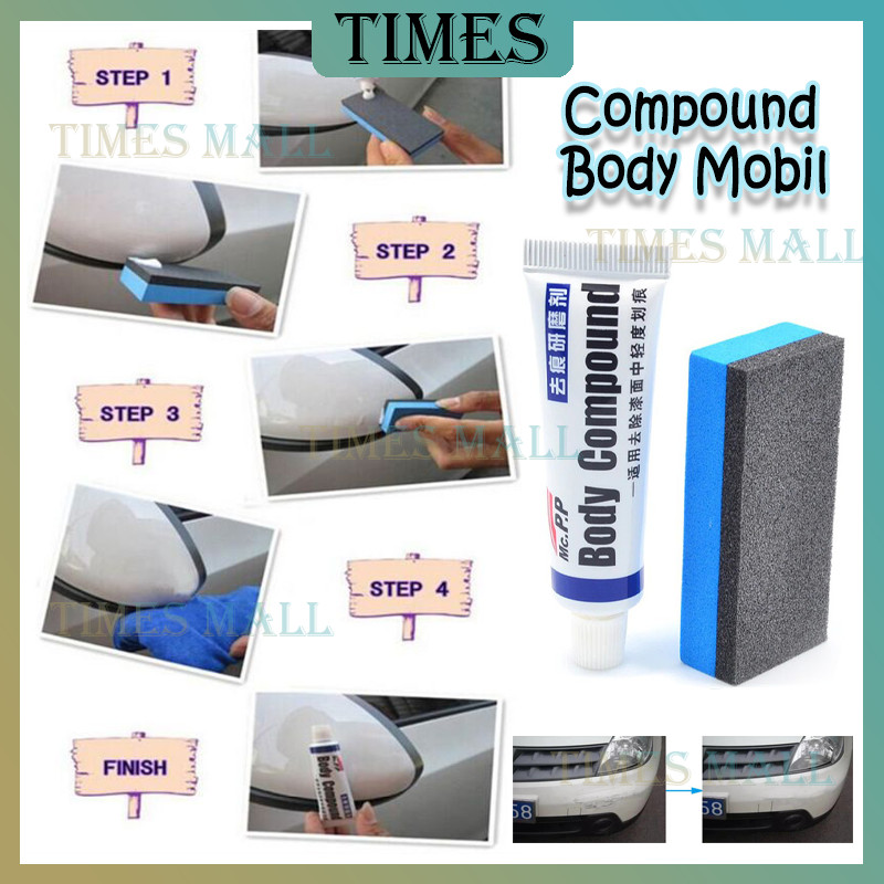 Compound Kompon Poles Lecet Goresan Original/Body Compound Scratch Clear Kit/Penghilang Baret Body M
