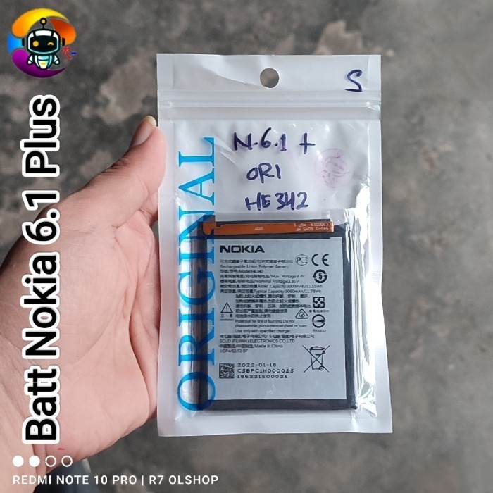 Baterai Nokia 6.1 Plus HE342 Original