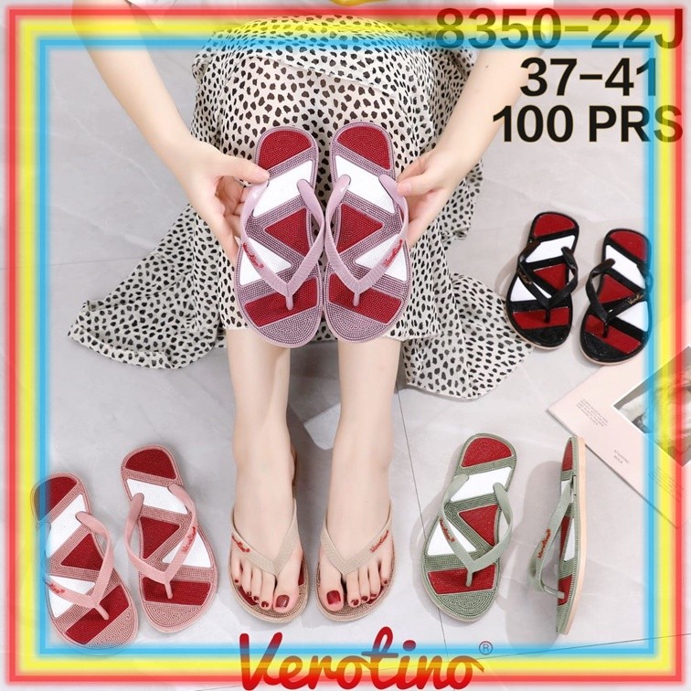 8350-22J Sandal Jepit Rematik Refleksi Verotino Sendal Duri Terapi Kesehatan Akupuntur Glanzton