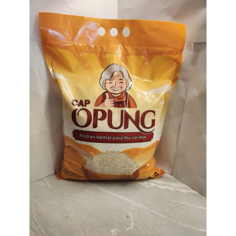 

AGEN beras kristal cap opung kemasan 3kg