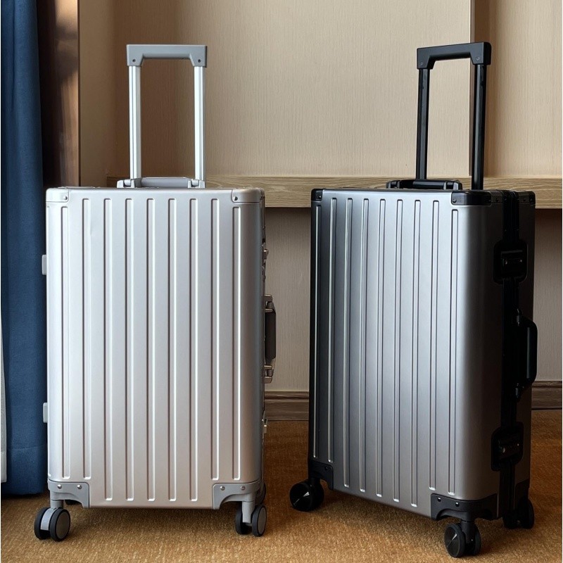 All-aluminum luggage aluminum magnesium suitcase aluminum frame high-end trolley case universal whee