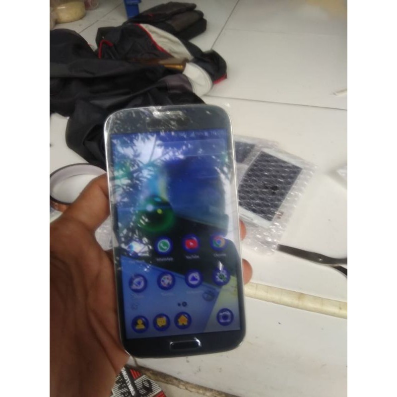 EX KOMPATIBLE LCD SAMSUNG S4 BIG FULLSET FRAME KOMPATIBEL ASLI TESTED WORK