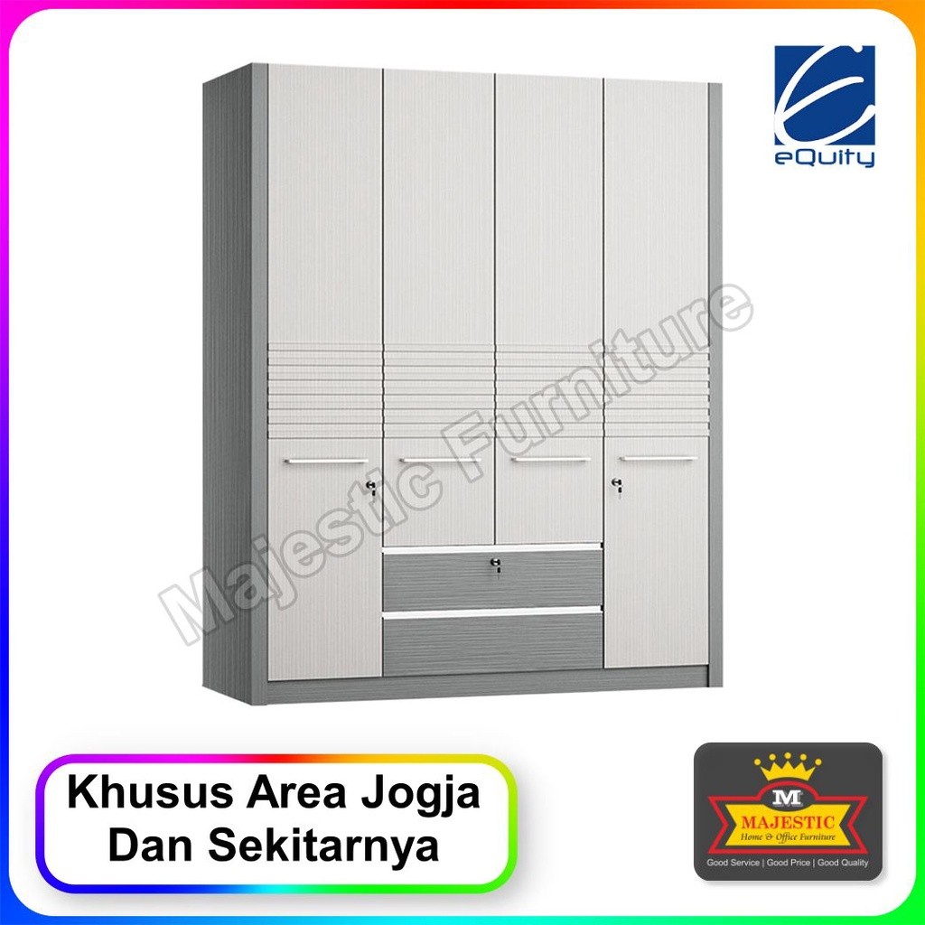Lemari Pakaian 4 Pintu - Equity LP 389 SW - Jogja