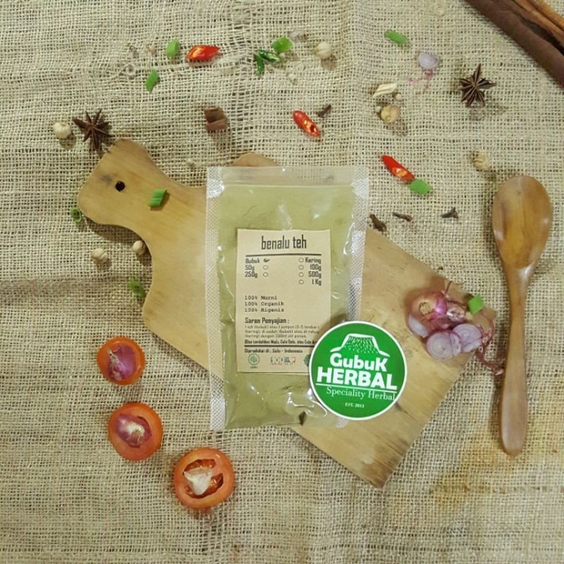 

BENALU TEH KEMLADEAN BUBUK 1 KG - Scurrula oortina - BUBUK HALUS - MURNI TANPA CAMPURAN - ORGANIK